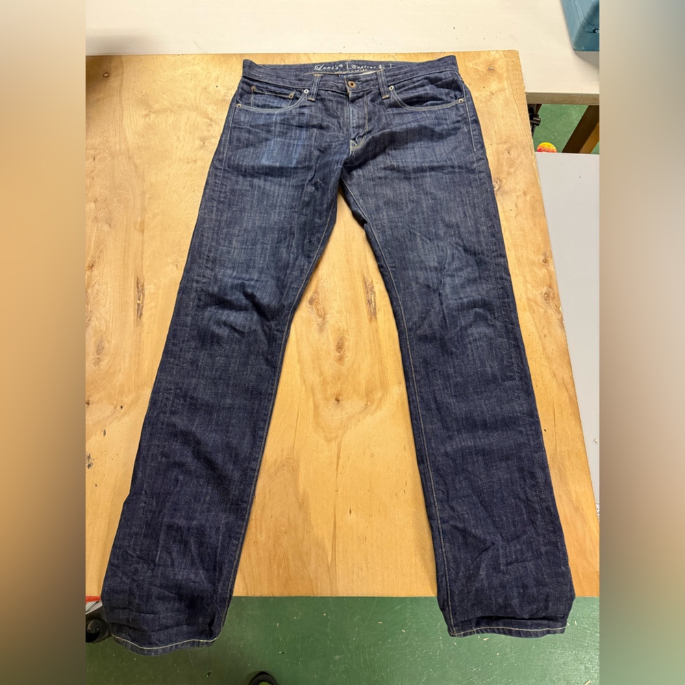 Levi's Dark Blue Straight Jeans